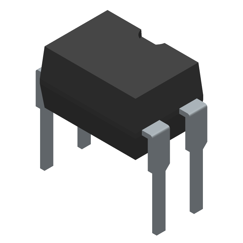 1-CH DC-IN Optocoupler, 5kV Isolation, 70V Out, 50mA