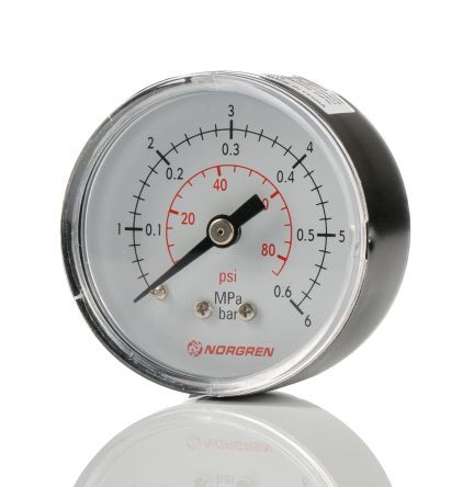NORGREN         18-013-012             PRESSURE GAUGE, 6BAR
