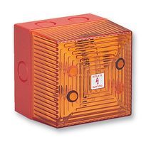 CLIFFORD AND SNELL   FL40/D25/A/RN   Beacon, Xenon, Orange, Flashing, 24VDC, IP65, 81mm Height