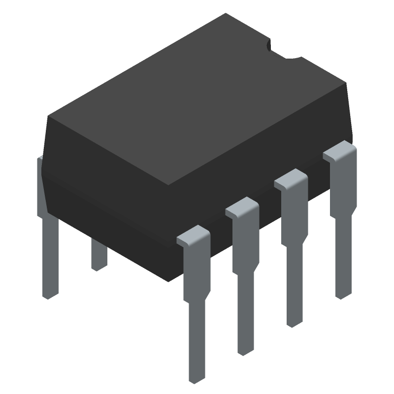 Op Amp, 1MHz BW, 20V, PDIP, 1-Ch, General Purpose