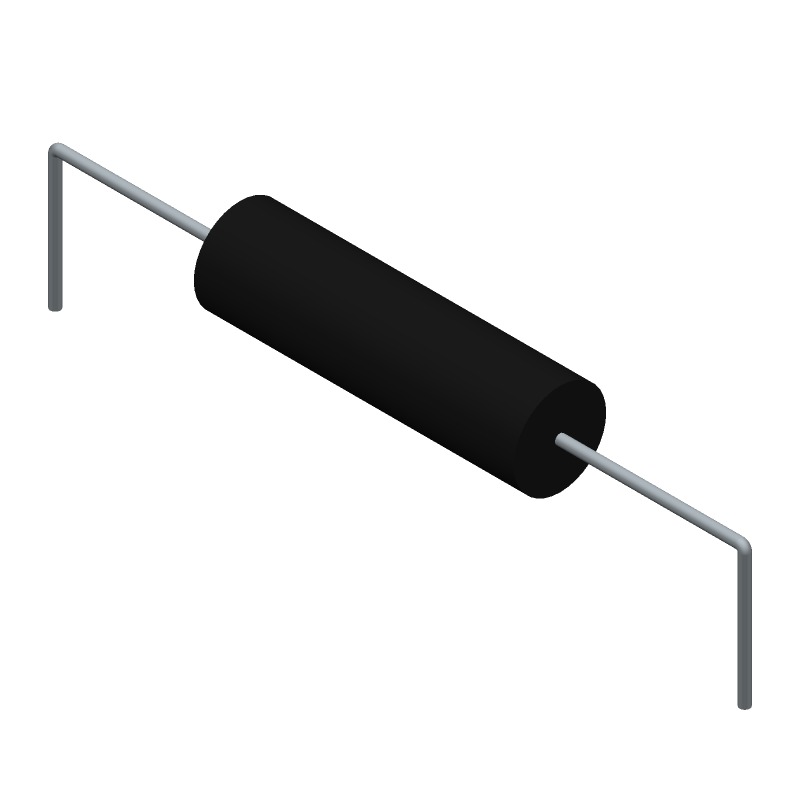 7W 100R 5% Wirewound Resistor, Axial, 26V