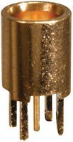 RF MCX Connector, Female, 6GHz, 50R, Gold Plated
