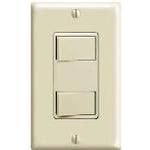 Switch Rocker DP Quickwire Push-In Rocker 15A 120VAC 120VDC