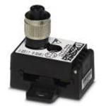 AS-Interface distributor with IP65/IP67/IP69k degree of protection for 2 flat-ribbon conductors, with a straight, A-coded, 4-pos. M12 socket