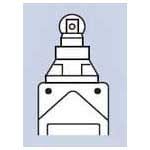 Limit Switch, SPST, N.O./N.C., 10A 500VAC, Top Roller Plunger, Connector