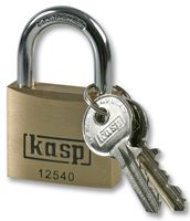 KASP SECURITY         K12540A1            PADLOCK, BRASS PREM, 40MM, K/A