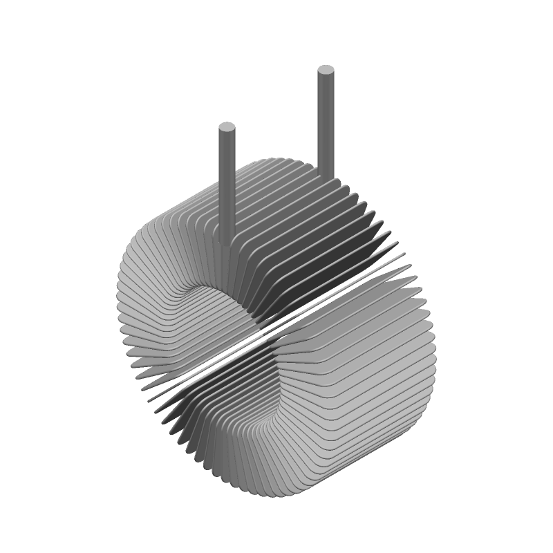 Radial Fixed Inductor 27uH 15.6A 8mR DCR Through-Hole