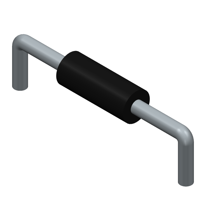 Fixed Resistor, Metal Film, 0.6W, 3010ohm, 350V, 1% +/-Tol, 50ppm/Cel, Through Hole Mount, AXIAL LEADED