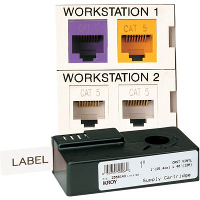 KROY         2558316             TAPE, BLACK/WHITE, 12.7MM, 12M