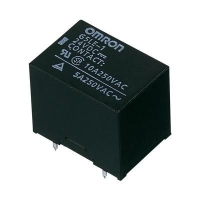 Omron G5LE-1-VD 24 VDC PCB Mount Relay, Cube 24Vdc 1 CO, SPDT