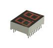 2-Digit Red LED Display, 16LED, 20mA, 623nm, DIP