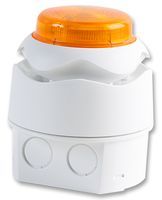 SOUNDER/STROBE, MT DEEP, BASE WHITE