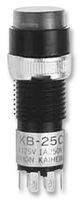 Illuminated SPDT Pushbutton Switch, 1A 250VAC, Blue LED, Solder