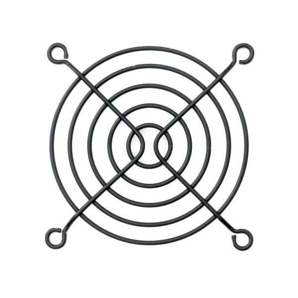 SC Series 76.5 mm Steel Bright Nickel Chrome 4 Place Screw Mount Fan Guard