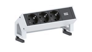 Power Strip, DESK 2 white, 902.2048, Bachmann