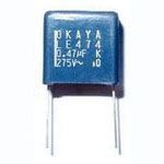 Cap Film Suppression X2 0.47uF 275VAC PP 10% (25.5 X 8.5 X 17.5mm) Radial 22.5mm 100°C