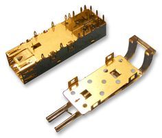 Connector Accessories SFP Cage Right Angle Copper Alloy Tin Over Nickel Tray