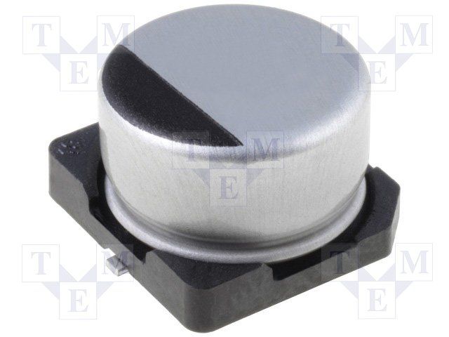 Cap Aluminum Lytic 56uF 6.3V 20% (6.3 X 5.4mm) SMD 52mA 2000h 85°C Automotive T/R