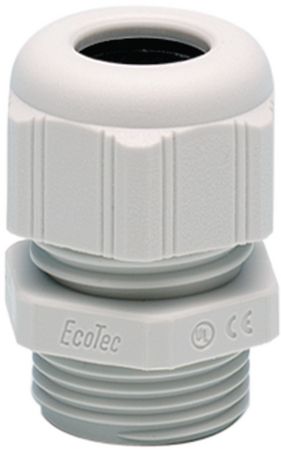 Cable gland M25 x 1.5 13. . .18 mm 9 mm Polyamide grey, RAL 7035 IP 68, LCM 25 G, Hummel