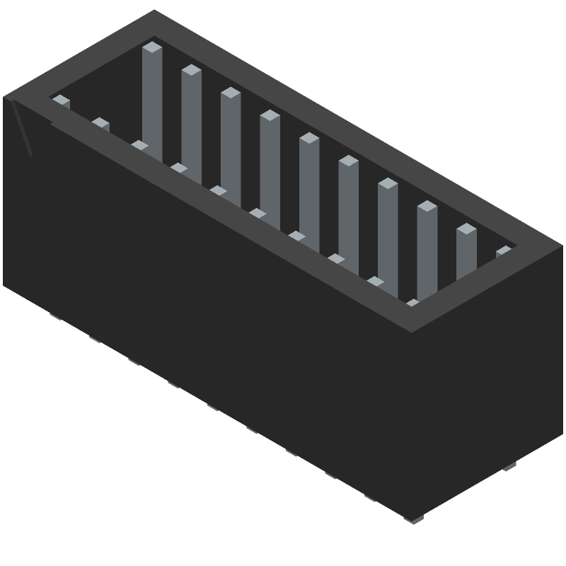 10 Pos 3.5mm Green Terminal Block, 17.5A, 300V, Thru-Hole