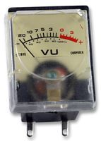 Analogue Panel Meter, Moving Coil Type, Backlight Option, VU