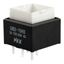 Switch Push Button ON (ON) SPDT Square Button 5A 250VAC 30VDC Momentary Contact Thru-Hole PC Pins