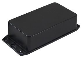 CAMDENBOSS BIM2004/IP-BLK Non Metallic Enclosure, 2000 Series, General Purpose, Moulded, Flanged Lid, 41 mm, 67 mm, 140 mm