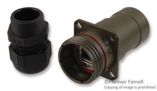 Rectangular Connector, RJ45, 8 Pos, Female, IP67/IP68, Metal