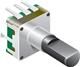 Mechanical Encoder Rotary Incremental Flat 0.02N.m Right Angle Quadrature Digital Square Wave 12PPR Through Hole PC Pin