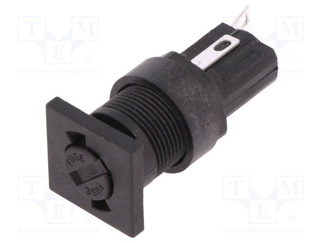 Fuse Holder 10A 250V Panel Mount Quick Connect Bulk