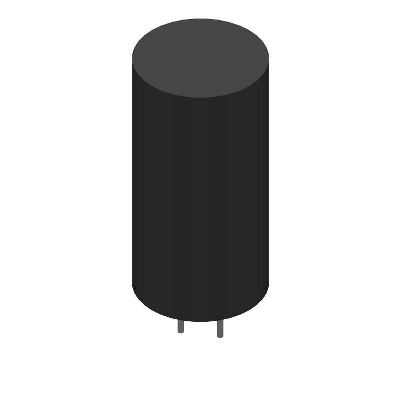 Electric Double Layer Capacitor, 2.5V, 10000000uF, Through Hole Mount, RADIAL LEADED