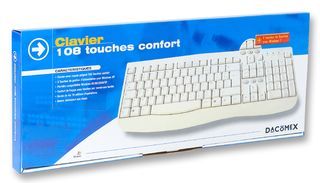 KEYBOARD, ECO 108 KEYS PS/2, FRENCH