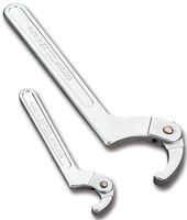 C HOOK SPANNER, ADJUSTABLE, 1 1/4-3" - AF Size - Metric:76mm; Length:216mm; Jaw Opening Max:76mm; Jaw Capacity Imperial:3"; Length (Imperial):8.1/2";