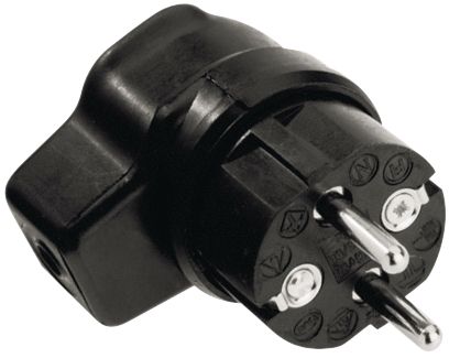Plug Angled black DE, 919.171, Bachmann