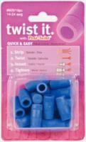 Posi-Products PL609 Crimp Butt Splice Terminal, 0.2  2.5 mm, Blue
