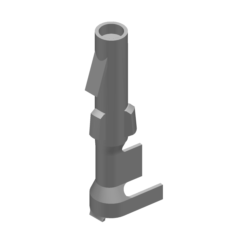 Female Power Contact, Crimp, 16-18AWG, 15A, Tin Plated
