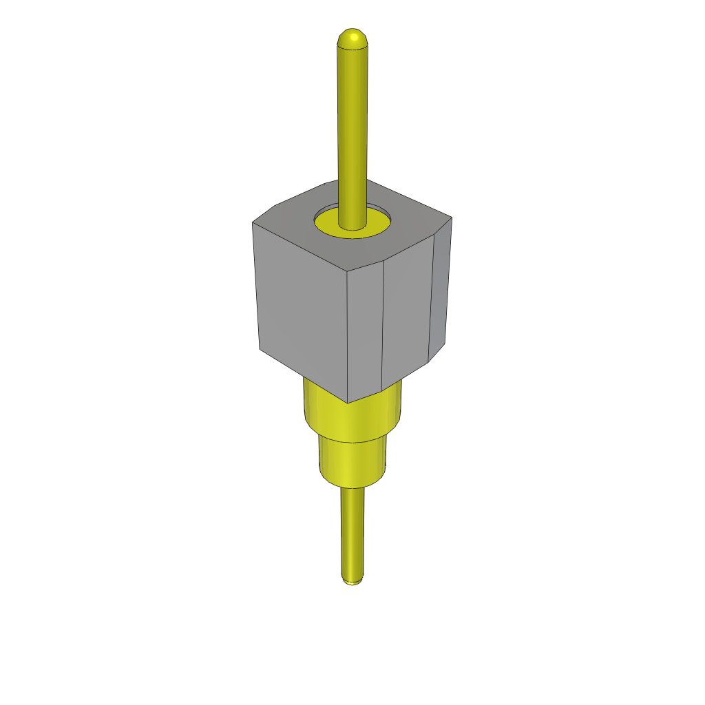 Conn Unshrouded Header HDR 1 POS Solder ST Top Entry Thru-Hole Bulk