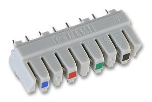 MOD-TAP   36.A0390   TERMINAL BLOCK, BARRIER, 8POS, 22AWG