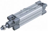 ISO Cylinder 100 mm ø50 mm M16 x 1.5 0.05. . .1 MPa 50. . .1000 mm/s, CP96SDB50-100, SMC