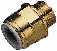 15MM BRASS MALE COUPLER