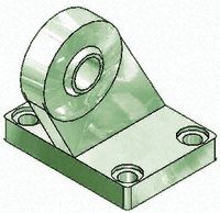 SMC Angular Clevis ES5040, To Fit Bore Size 40mm