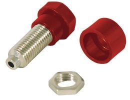 TEST JACK, 36A, SOLDER, RED