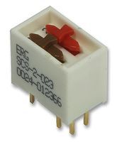 ERG COMPONENTS - SCS-2-023 - DIP / SIP Switch, 2 Circuits, Slide, Through Hole, SPDT, 100 V, 1 A