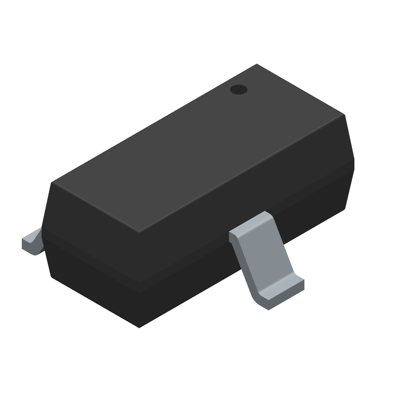 Small Signal Bipolar Transistor, 0.8A I(C), 40V V(BR)CEO, 1-Element, NPN, Silicon, SOT-23, 3 PIN