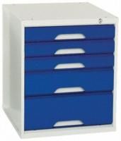 Bott Blue, Grey Drawer Storage Unit, 600mm x 500mm x 550mm