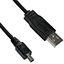 Cable Assembly USB 3m USB Type A to Mini USB Type B 4 to 4 POS PL-PL Crimp-Crimp 28AWG