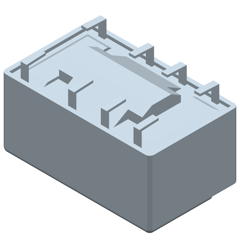 3V DC Bipolar RF Relay, 2A/220VDC, DPDT, Surface Mount
