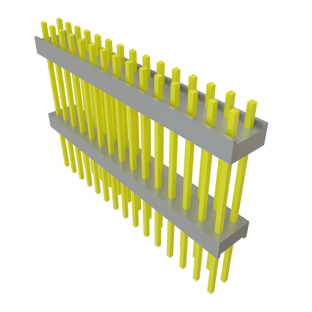 Conn Board Stacker HDR 30 POS 2.54mm Solder ST Top Entry Thru-Hole Bulk