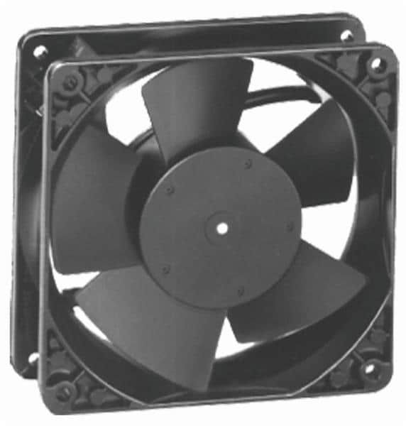 119x38mm Axial Fan, 12VDC, 3200RPM, 105.9CFM, Ball Bearing
