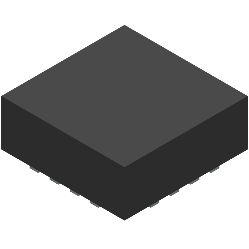 3-Axis Accelerometer ±3g Analog Output 1.8-3.6V 550Hz LFCSP